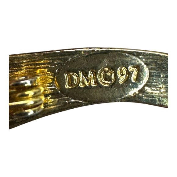 Vintage Signed DM 97 Gold Tone Red Roses Bouquet Pin Brooch Danbury Mint NEW - Picture 4 of 5